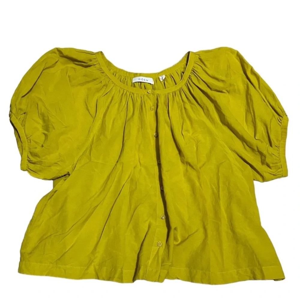 Doen June Top Blouse in Moss Yellow
Size XSmall - Picture 2 of 6